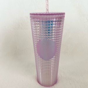 Starbucks Pink Grid Tumbler